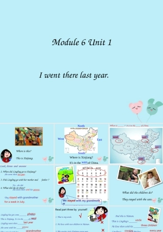 五年级英语下册 Module 6 Unit 1 I went there last year教学课件 外研版（三起）-外研版小学五年级下册英语课件