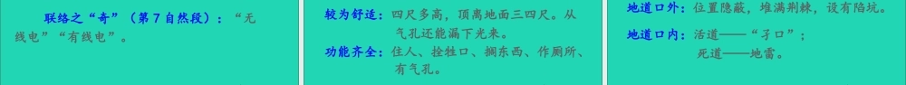 五年级语文上册 第二单元 8 冀中的地道战课件