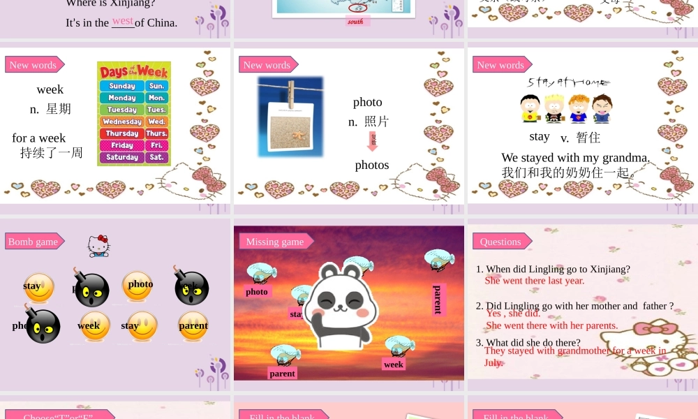 五年级英语下册 Module 6 Unit 1 I went there last year课件 外研版（三起）-外研版小学五年级下册英语课件