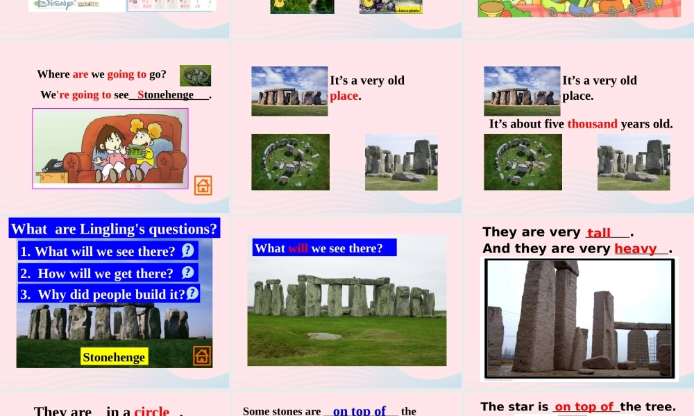 五年级英语下册 Module 6 Unit 1 We'll see lots of very big stones课件 外研版（一起）-外研版小学五年级下册英语课件