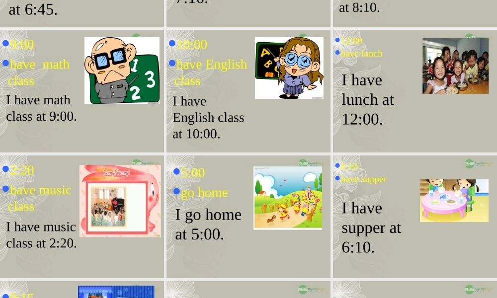 五年级英语上册 Unit 8(3)课件 湘少版