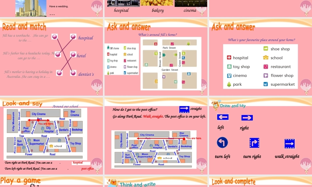五年级英语上册 Unit 9 Around the city课件 牛津上海版-牛津上海版小学五年级上册英语课件