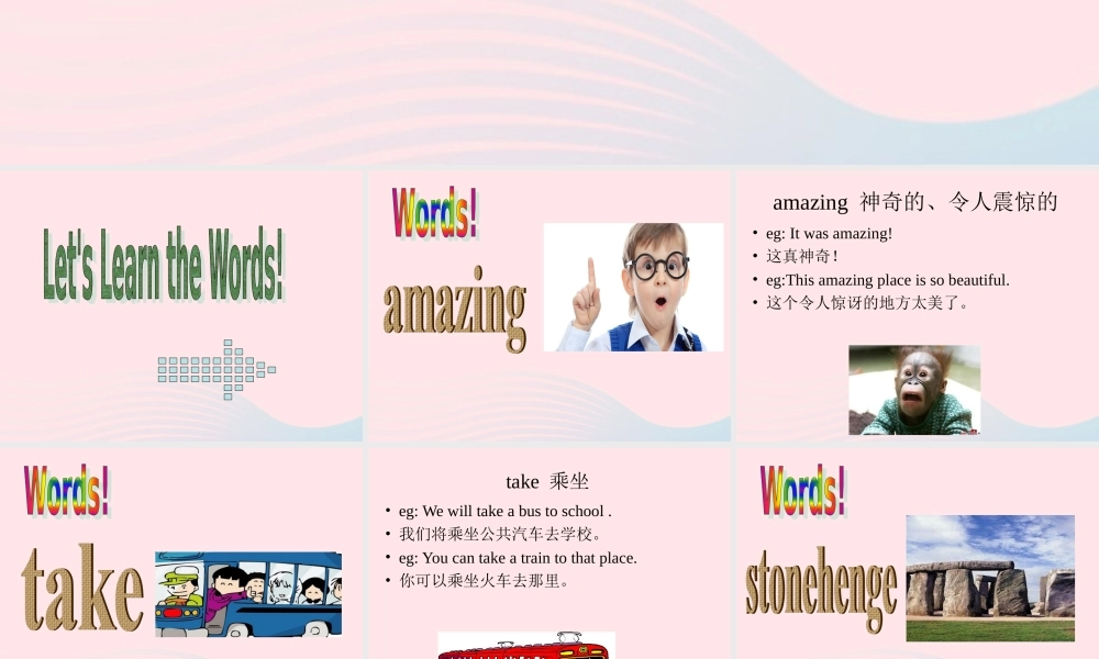 五年级英语下册 Module 6 Unit 2 It was amazing课件1 外研版（一起）-外研版小学五年级下册英语课件