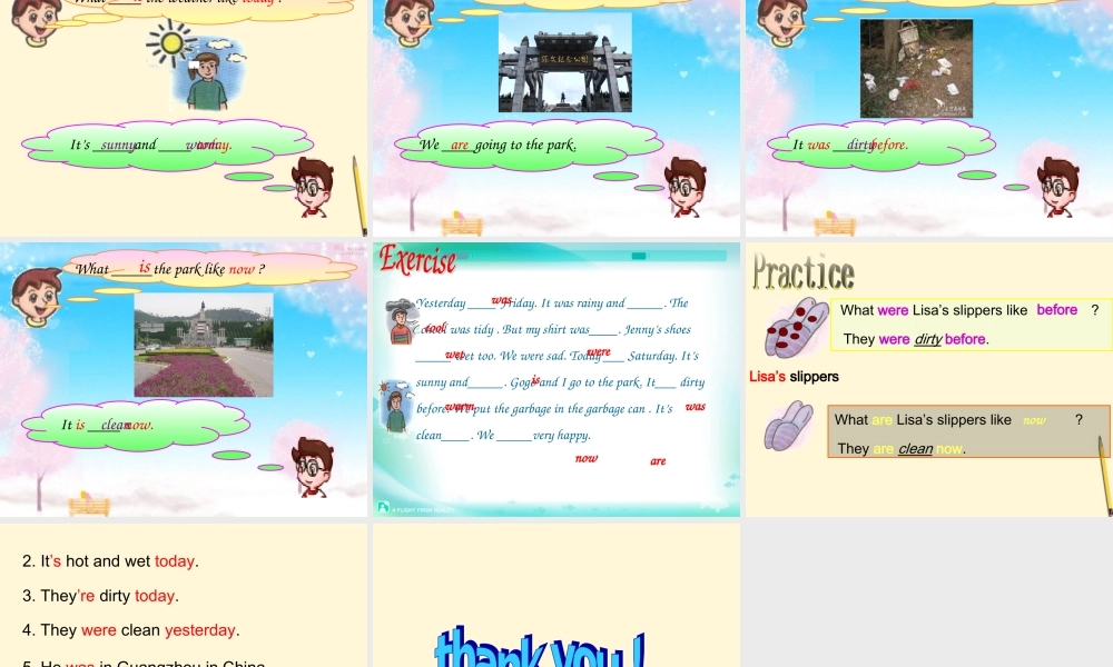 五年级英语上册 Unit 9(4)课件 广东版开心