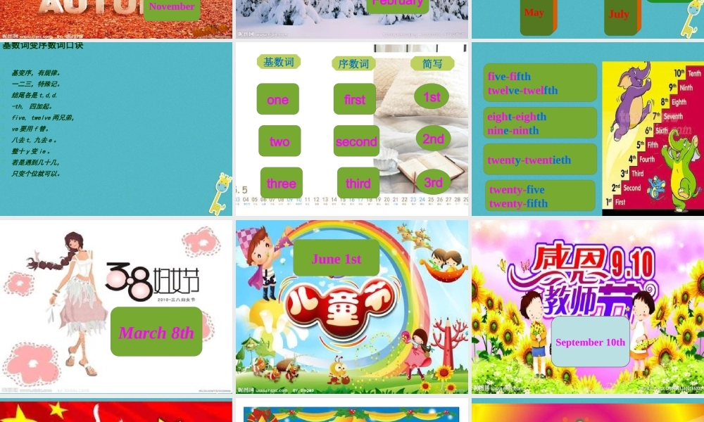 五年级英语下册 unit 3 spring begins from march partb课件2 陕旅版-陕旅版小学五年级下册英语课件