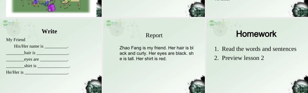 五年级英语上册 unit1 lesson1课件 人教新起点