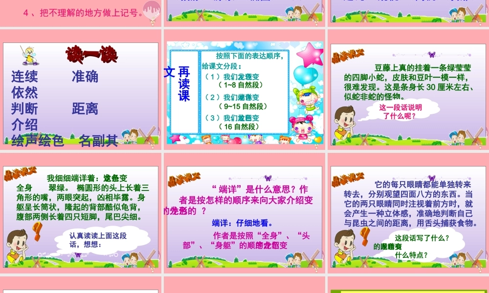 五年级语文上册 第6课 变色龙课件 苏教版-苏教版小学五年级上册语文课件