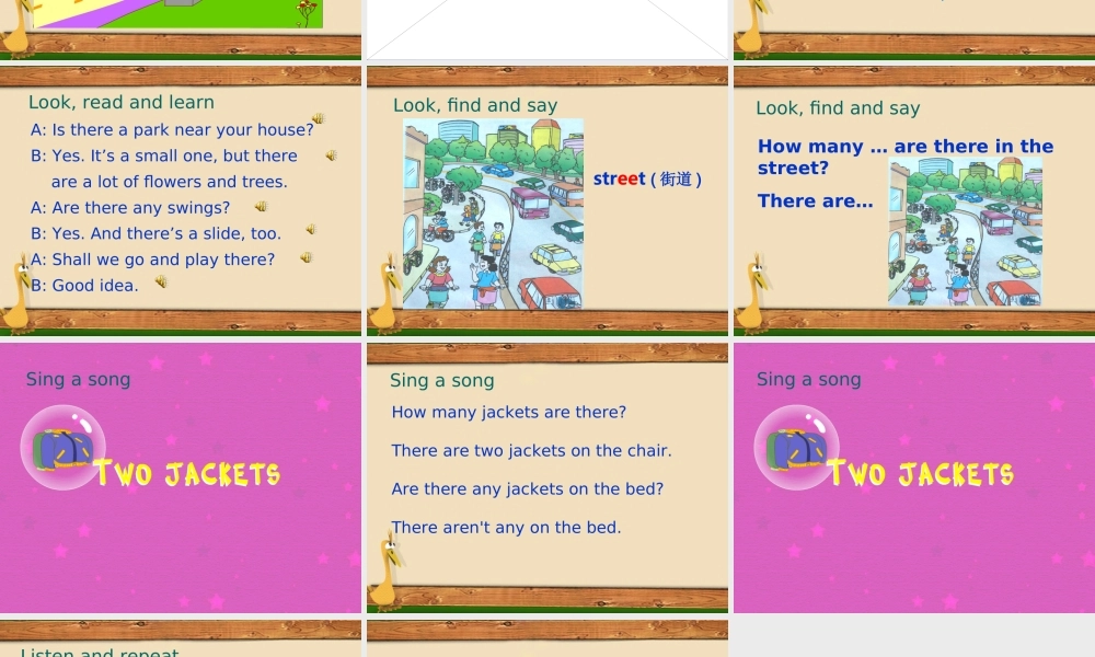 五年级英语上册 unit1 Part EFG课件 苏教牛津版