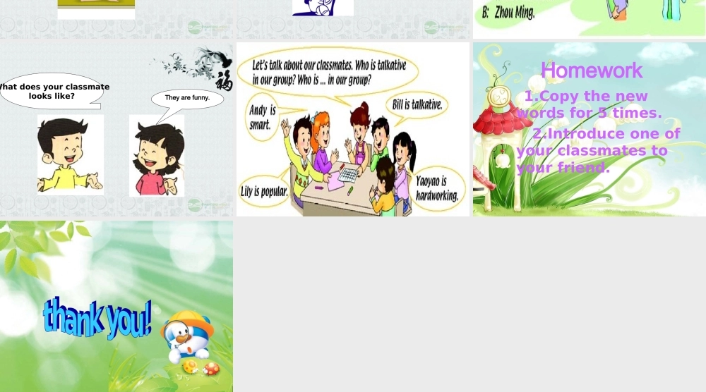 五年级英语上册 Unit1(2)课件 人教新起点