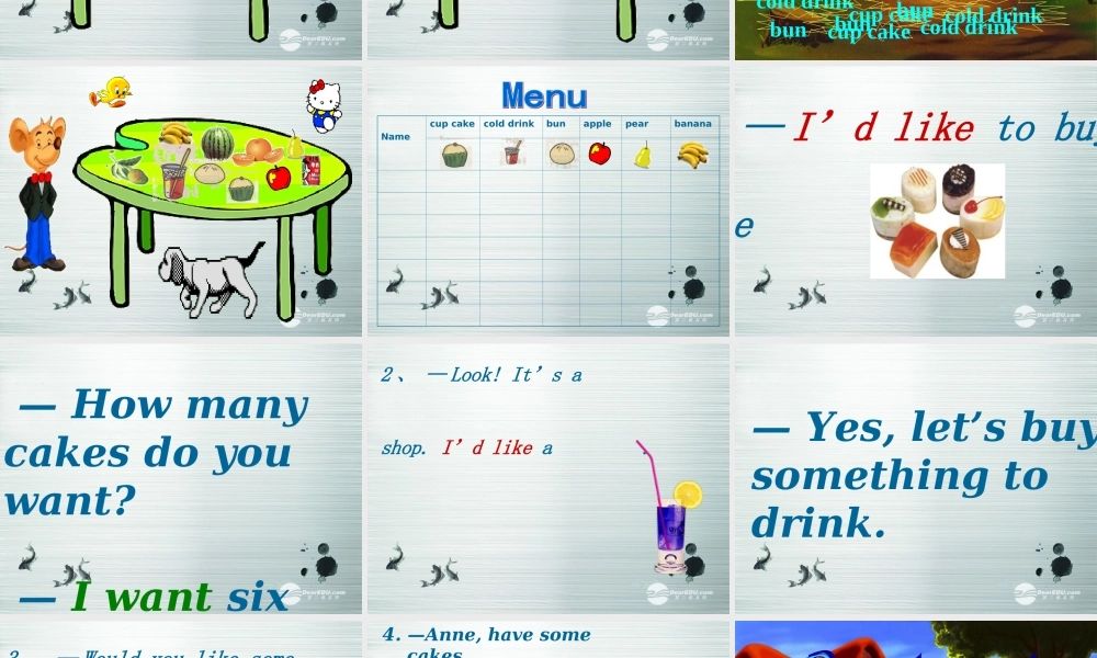 五年级英语上册 unit1课件 湘少版