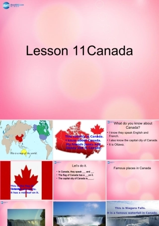 五年级英语上册 Unit2 lesson 11 Canada课件1 冀教版（三起）-冀教版小学五年级上册英语课件