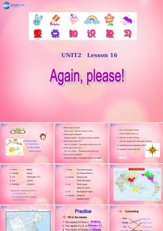 五年级英语上册 Unit2 lesson 16 again, please课件 冀教版（三起）-冀教版小学五年级上册英语课件