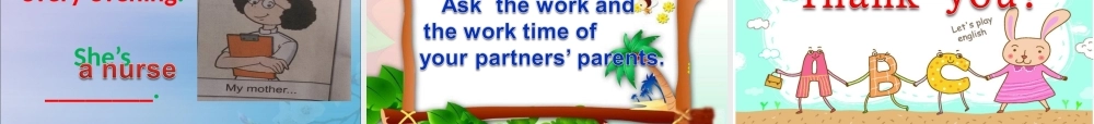 五年级英语下册 Module 7 Unit 1 My father goes to work at eight o’clock every morning（1）教学课件 外研版（三起）-外研版小学五年级下册英语课件