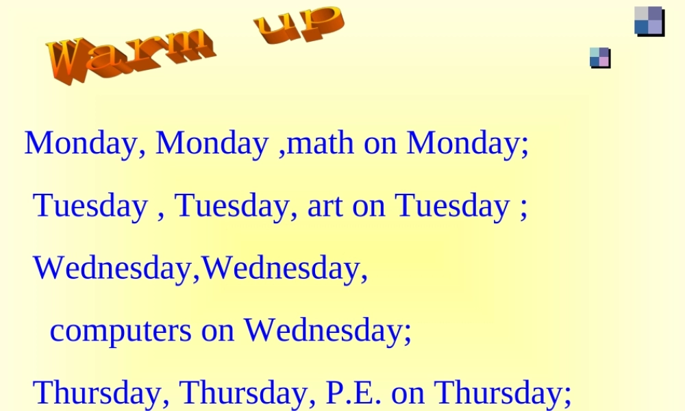 五年级英语上册 Unit2 My Days of the Week PartA let’s talk 课件  人教PEP
