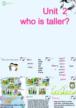 五年级英语上册 unit2(1)课件 人教新起点