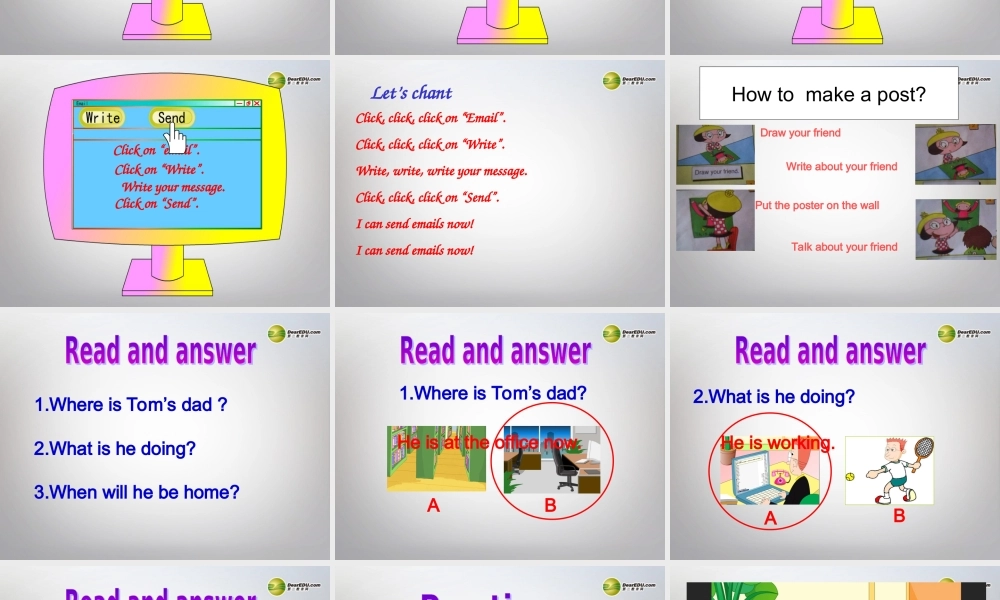 五年级英语下册 Module 7 Unit 2 I will be home at seven o’clock课件（2） 外研版（三起）