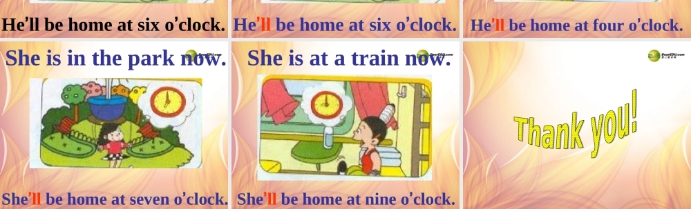 五年级英语下册 Module 7 Unit 2 I will be home at seven o’clock课件（3） 外研版（三起）