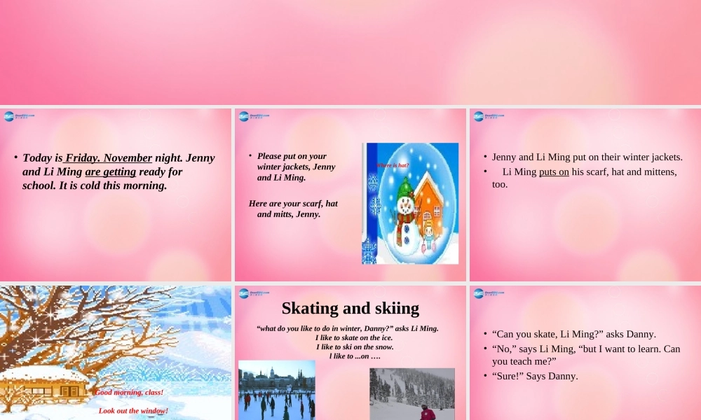 五年级英语上册 Unit3 A Trip to Beijing Lesson 23课件 冀教版（三起）-冀教版小学五年级上册英语课件