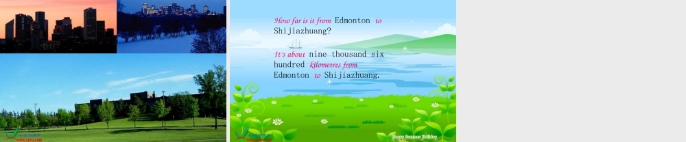 五年级英语上册 Unit3 Lesson22(4) how far is beijing课件 冀教版