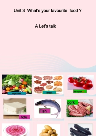 五年级英语上册 Unit3 What would you like Part A Lets talk课件2 人教PEP-人教PEP小学五年级上册英语课件