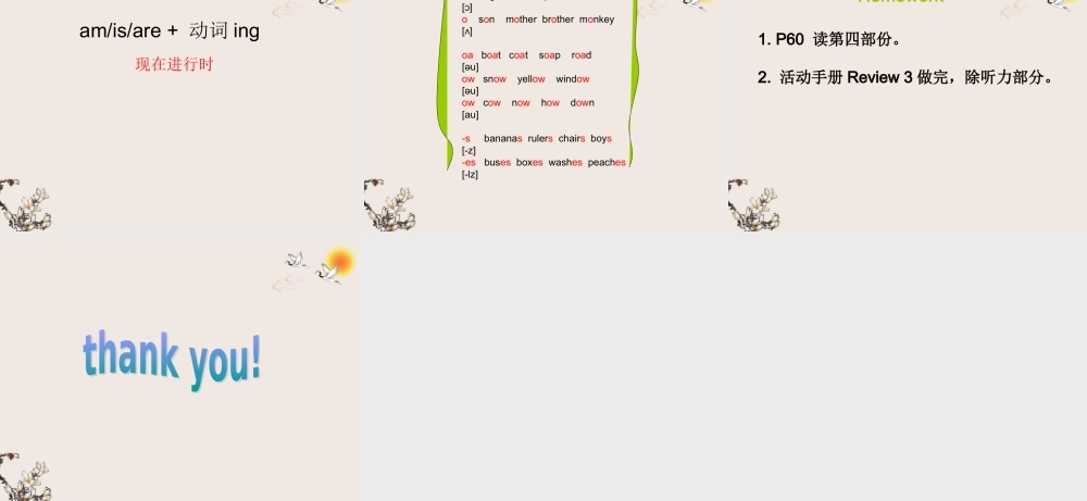 五年级英语上册 Unit3(1)课件 闽教版