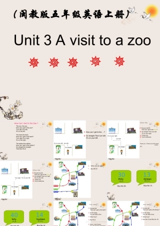 五年级英语上册 Unit3(1)课件 闽教版