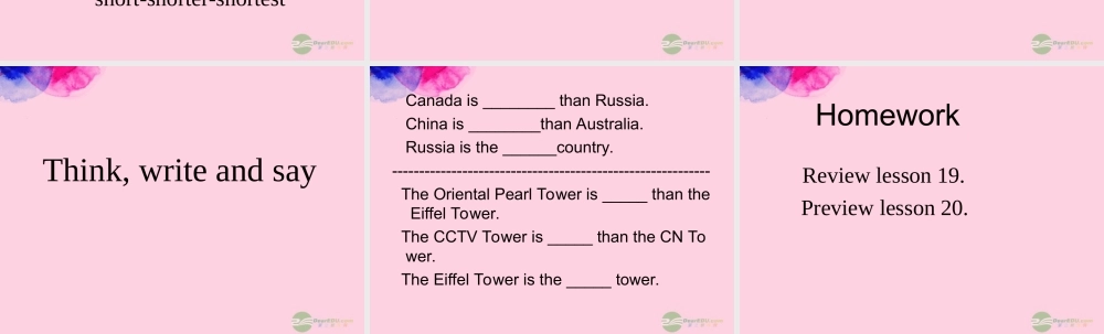 五年级英语上册 unit4 lesson19课件 人教新起点