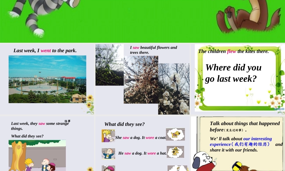 五年级英语下册 Module 9 Unit 1 We laughed a lot教学课件 外研版（三起）-外研版小学五年级下册英语课件