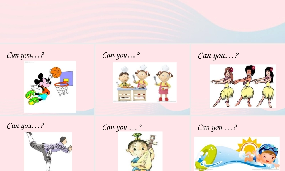 五年级英语上册 Unit4 What can you do第四课时课件 人教PEP-人教PEP小学五年级上册英语课件