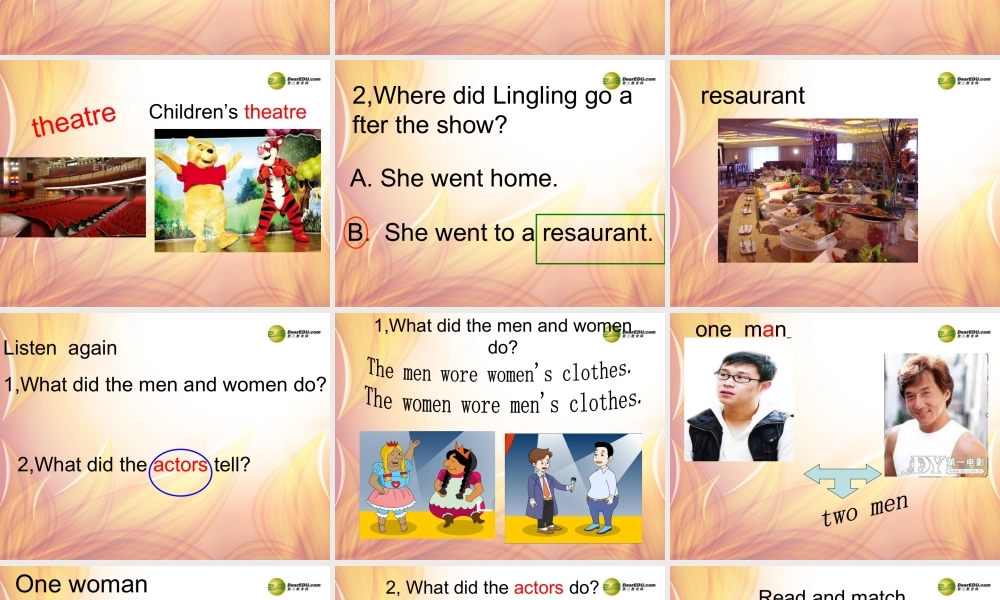 五年级英语下册 Module 9 Unit 1 we laughed a lot课件（3） 外研版（三起）