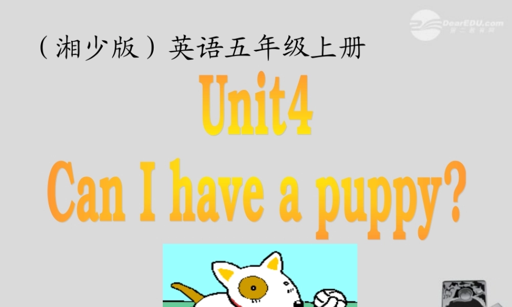 五年级英语上册 unit4课件 湘少版