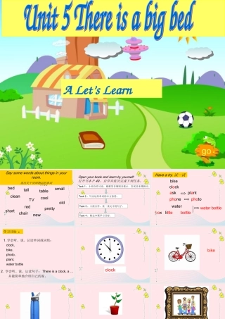 五年级英语上册 Unit5 There is a big bed Part A Let’s Learn课件 人教PEP-人教PEP小学五年级上册英语课件