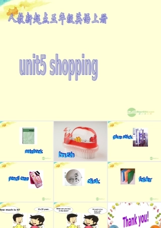 五年级英语上册 Unit5(2)课件 人教新起点