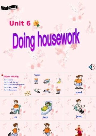 五年级英语上册 Unit6 Doing housework课件 苏教牛津版