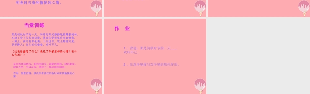 五年级语文上册 第二单元 我没有钓到那条鱼课件6 西师大版-西师大版小学五年级上册语文课件