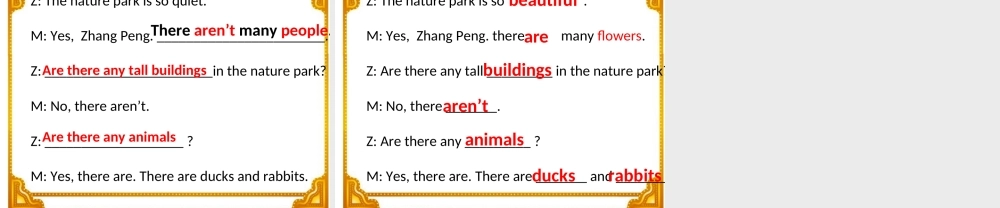 五年级英语上册 Unit6 In a nature park Part B lets talk课件 人教PEP-人教PEP小学五年级上册英语课件