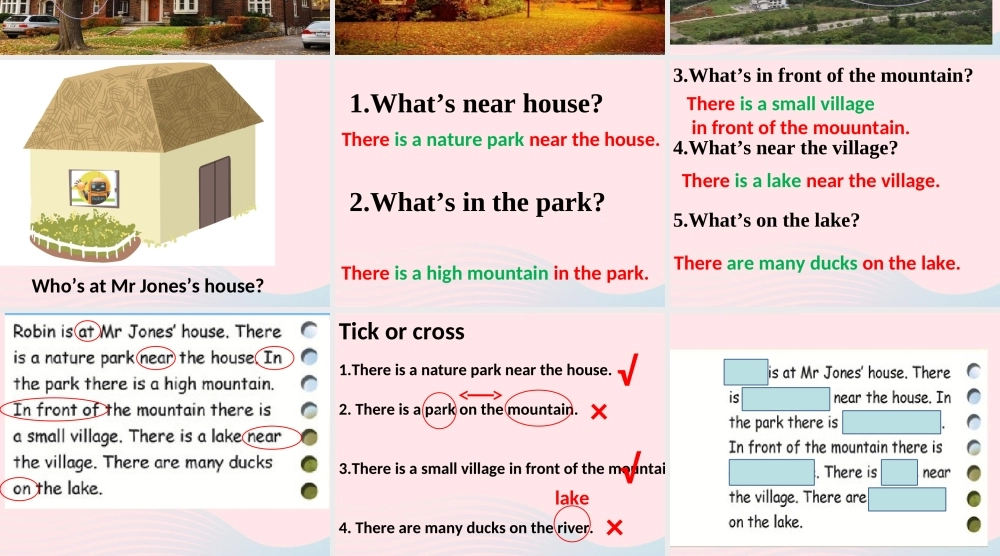 五年级英语上册 Unit6 In a nature park Part B Read and write课件 人教PEP-人教PEP小学五年级上册英语课件