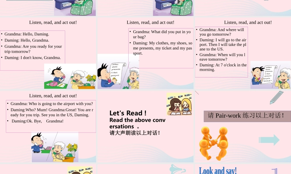 五年级英语下册 Module 10 unit 1 what did you put in your bag课件4 外研版（一起）-外研版小学五年级下册英语课件