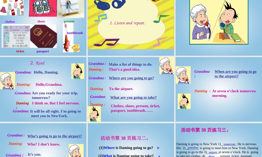 五年级英语下册 Module 10 Unit 1(2)课件 外研版（三起）