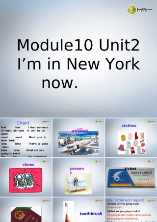 五年级英语下册 Module 10 Unit 2 I'm in New York now课件（1） 外研版（三起）