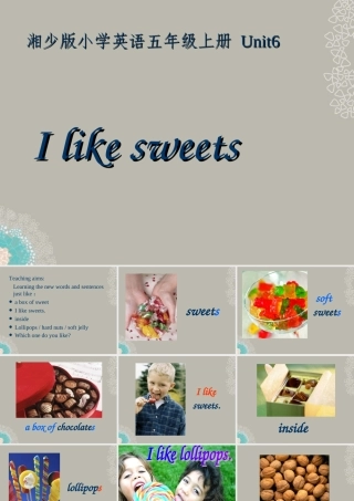 五年级英语上册 unit6课件 湘少版