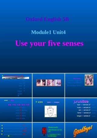 五年级英语下册 MODULE1 unit4课件 沪教牛津版