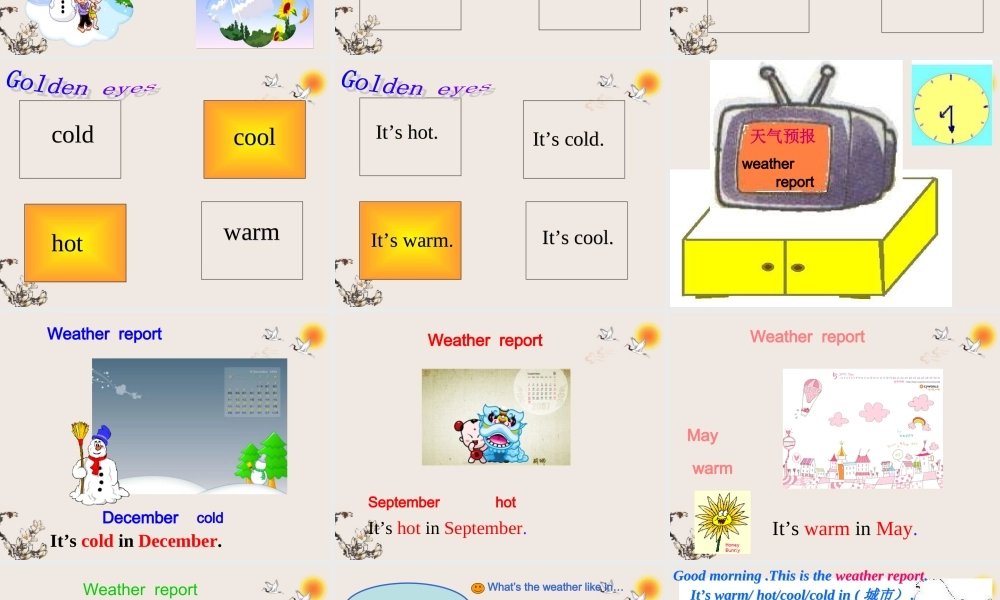 五年级英语上册 Unit7(2)课件 闽教版