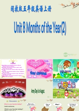 五年级英语上册 Unit8(2)课件 闽教版