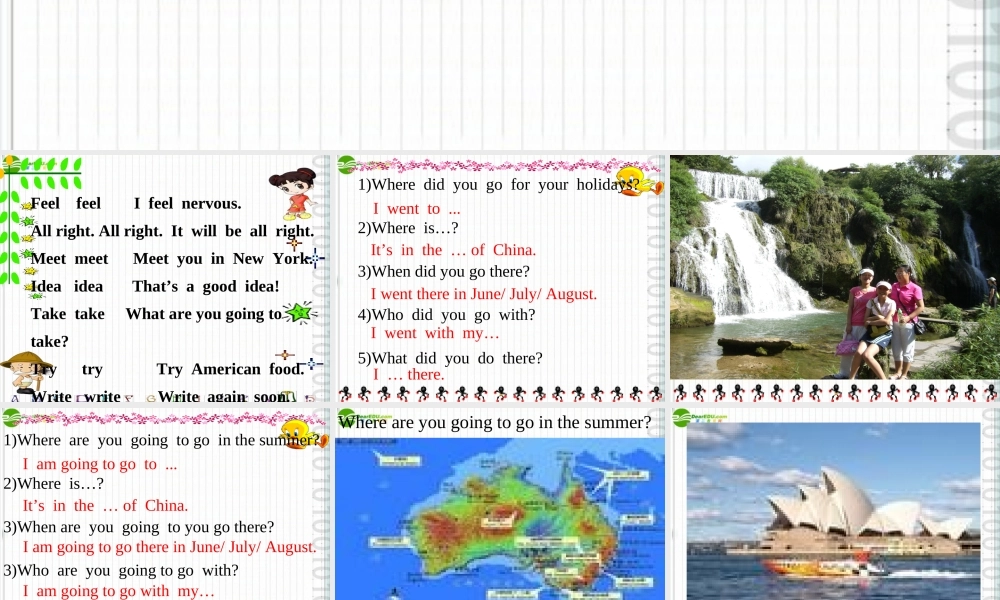 五年级英语下册 Module10 Unit1where areyou going to go课件 外研版（三起）