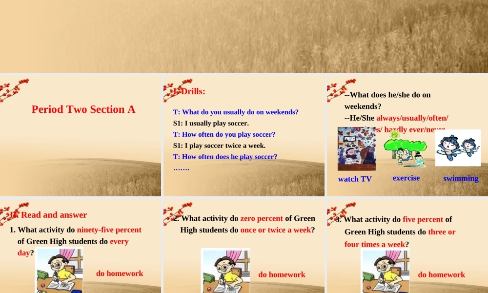 五年级英语上册 unit8课件 人教新起点