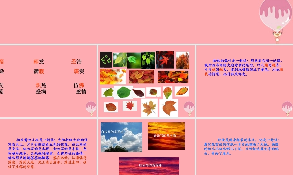 五年级语文上册 第四单元 地球信箱课件3 湘教版-湘教版小学五年级上册语文课件