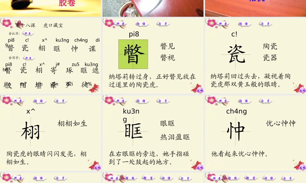 五年级语文下册 第4单元 18《虎口藏宝》课件2 语文S版-语文S版小学五年级下册语文课件