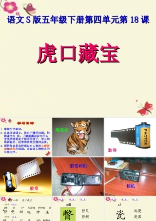 五年级语文下册 第4单元 18《虎口藏宝》课件2 语文S版-语文S版小学五年级下册语文课件