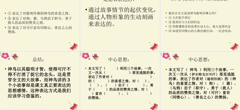 五年级语文下册 第1单元 1《神鸟》课件2 语文S版-语文S版小学五年级下册语文课件